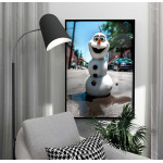 Mr Frost is melting - Rolig & glad poster