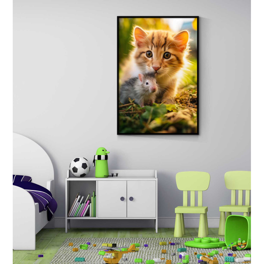 Cat & Mouse - Animals poster