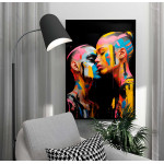 Hot Night Out - Färgstark poster