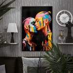 Hot Night Out - Färgstark poster