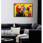 Street art people - Färgstark poster