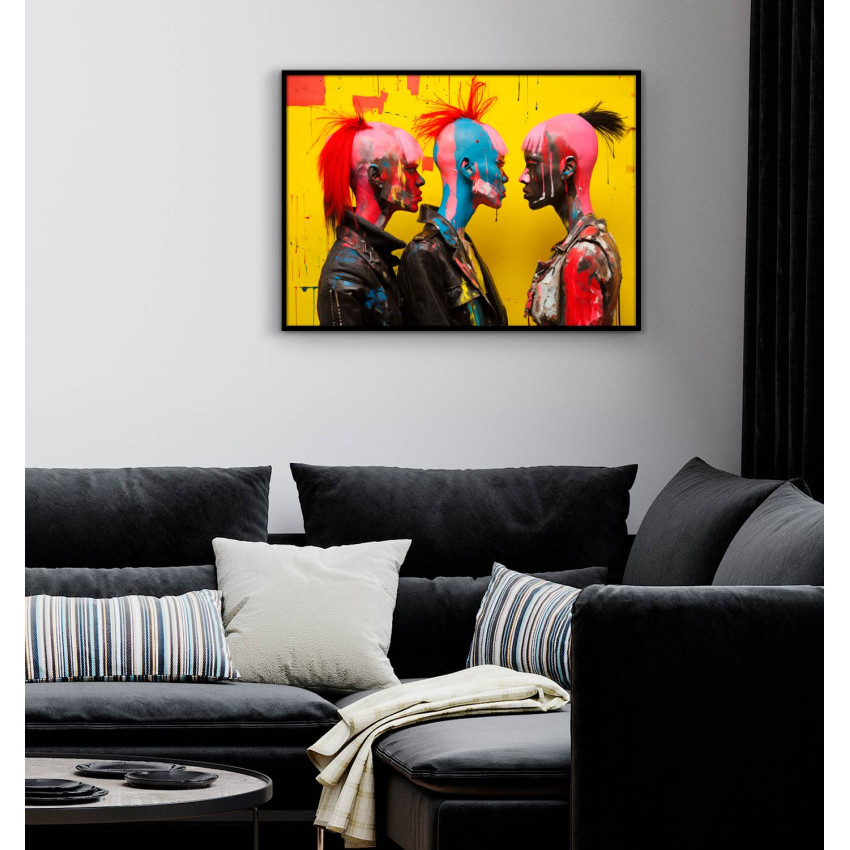 Street art people - Färgstark poster