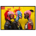 Street art people - Färgstark poster