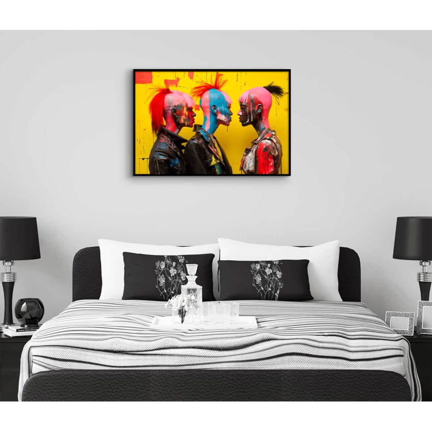 Street art people - Färgstark poster