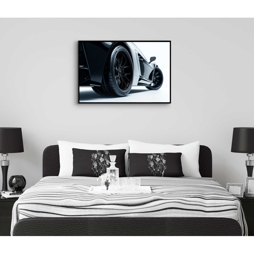 Black Sportscar - Cool Poster