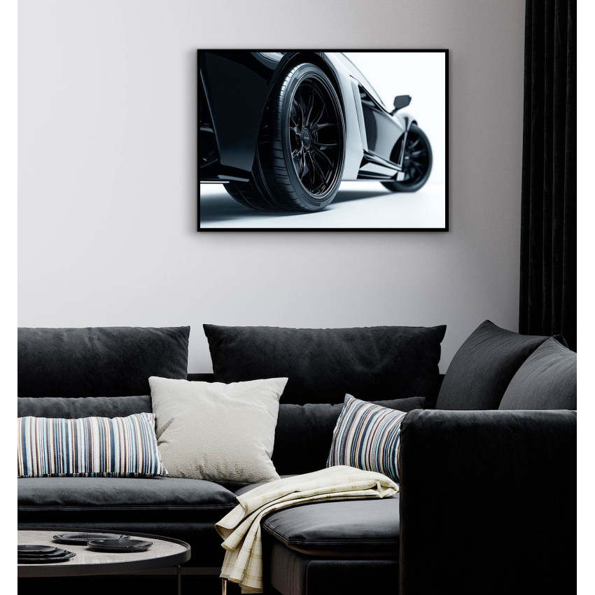 Black Sportscar - Cool Poster