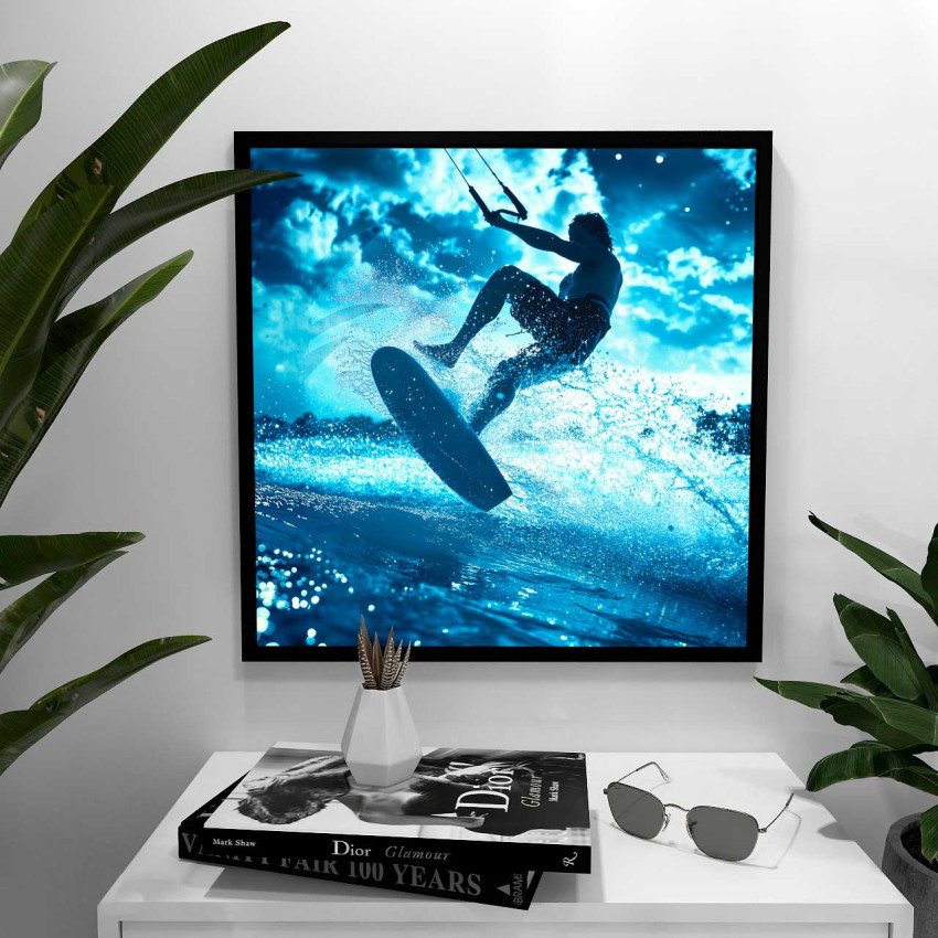 Wakeboard in Action - Kvadratisk sport poster