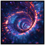 Digitalism in a Square - Kvadratisk konst poster