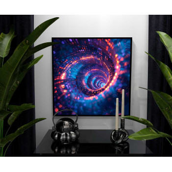 Digitalism in a Square - Kvadratisk konst poster