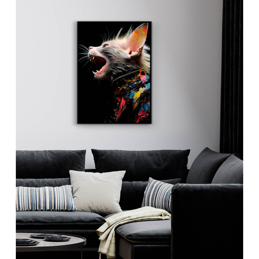 Colorful Kitten - Färgstark poster