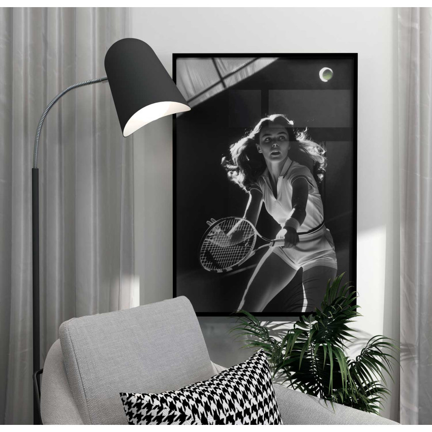 Tennis Girl in the 60's - Retro poster