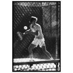Tennis Player in the 1960's - Vintage poster
