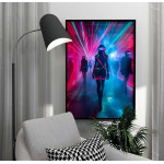 Neon Fashion Show - Cyberpunk poster