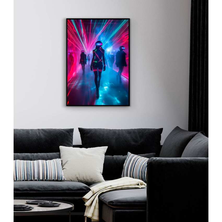Neon Fashion Show - Cyberpunk poster
