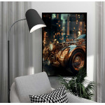 Steampunk Classic Car - Poster