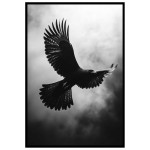 Eagle in the sky - Abstract animal poster