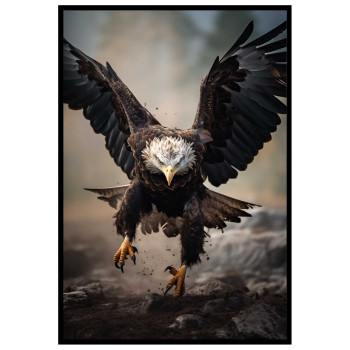 Havsörn in Action - Djurposter