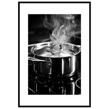 Kastrull & Ångor - Elegant köksaffisch