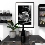 Pile of Dishes - Trendy kitchen poster