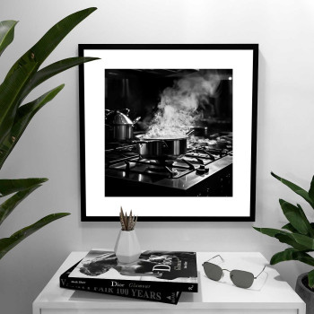 Lyxig matlagning - Elegant kvadratisk kökstavla