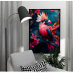 Pink Bird- Colorful poster