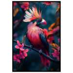 Pink Bird- Colorful poster