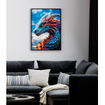 Colorful Dragon - Färgstark poster