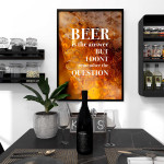Funny beer poster