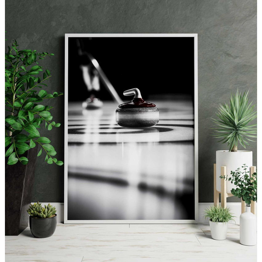 Curling Stone - Snygg & Simpel Sport Poster
