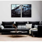 Cold Springday in the Swedish Forest - Two Piece Poster