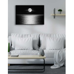 Måne och hav  - Mörk poster