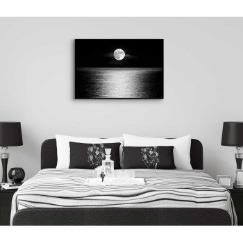 Måne och hav  - Mörk poster