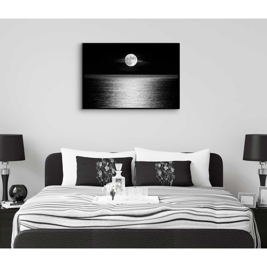 Måne och hav  - Mörk poster