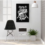 Keeping it reel - Cool fishing poster