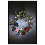 Blomkrans - Elegant & mörkt blommotiv