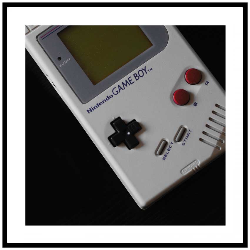 Retro game boy poster