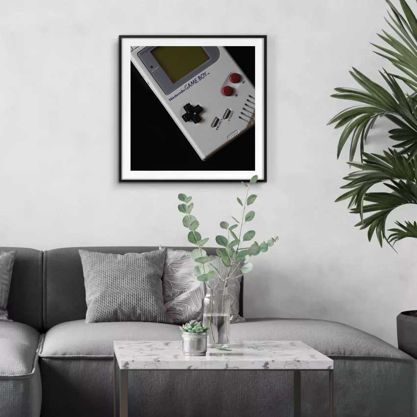 Retro game boy poster