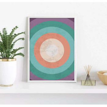 Retro colors #2 - Graphic arts poster