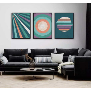 Retro colors #1 - Graphic arts poster