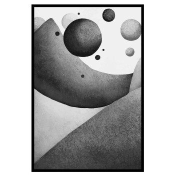 Watercolor hills #3 - Graphic arts poster