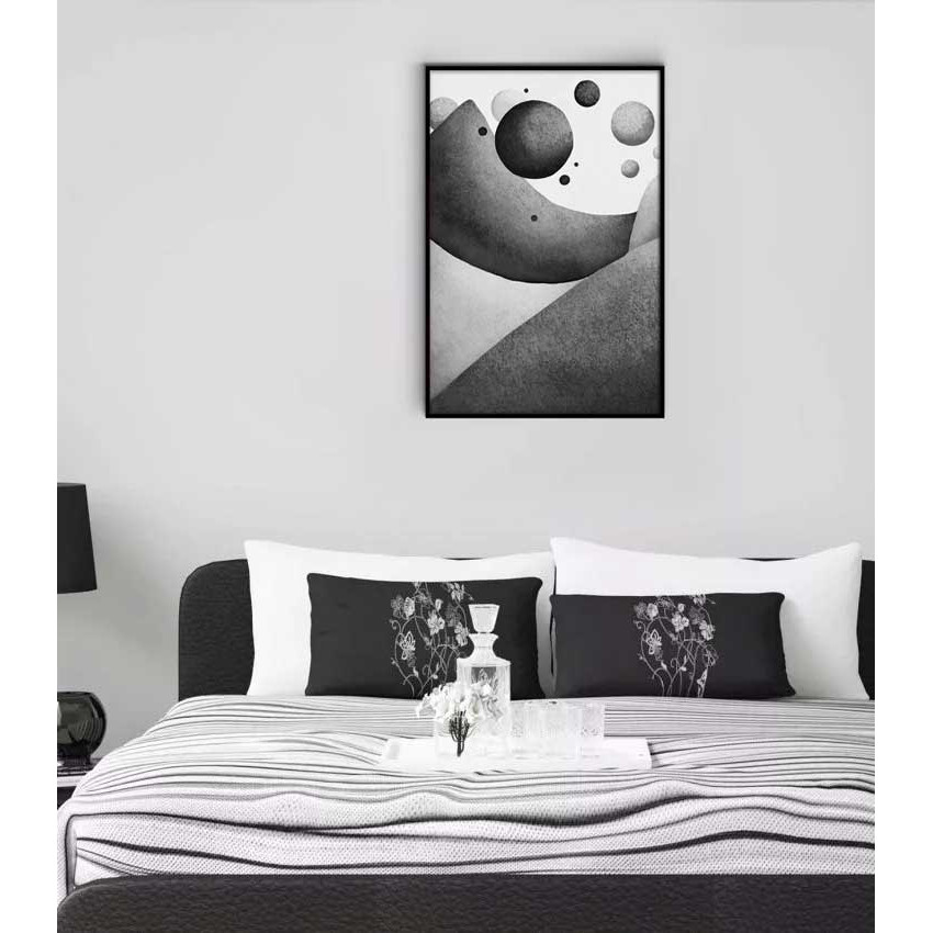 Watercolor hills #3 - Grafisk trendig poster