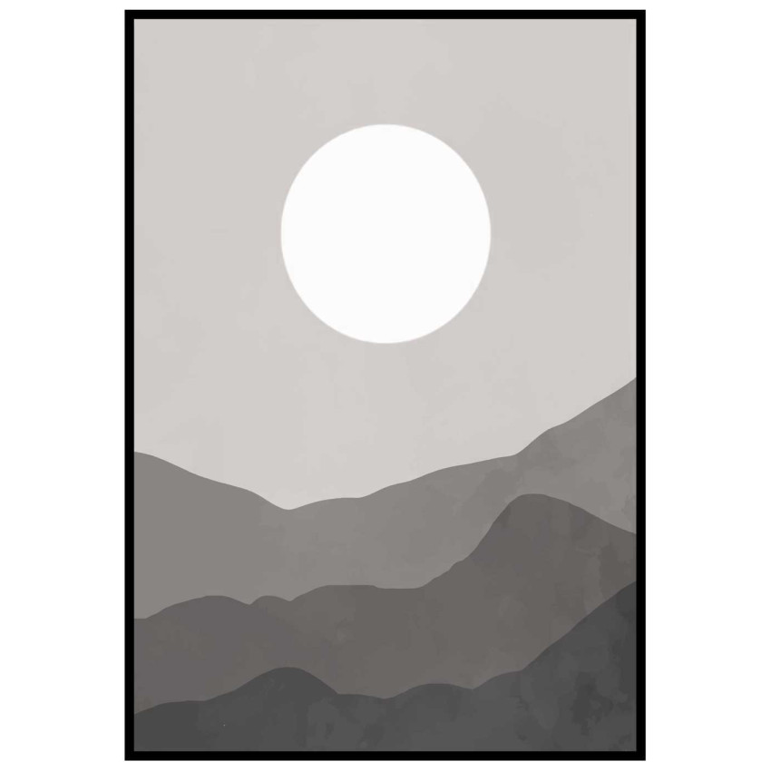 Greyland #1 - Graphic arts poster