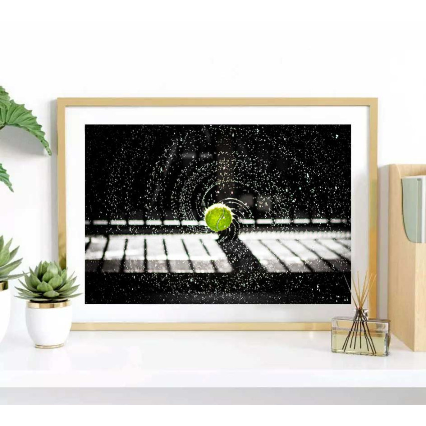 TENNISBALL IN ACTION - SPORT POSTER