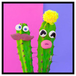 Cactus trendsetter #3 - Square poster