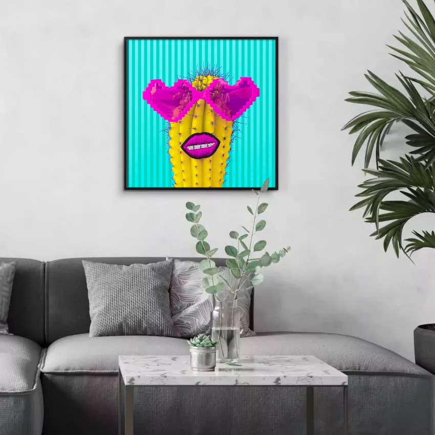 Cactus trendsetter #1 - Kvadratisk poster