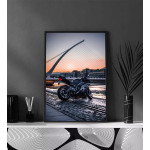 Yamaha sport bike poster