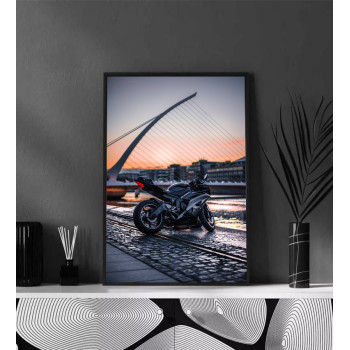 Yamaha sport bike - Motorcykel affisch