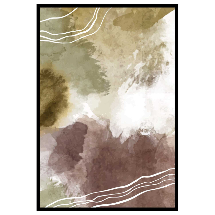 Natures watercolor #1 - Abstract poster