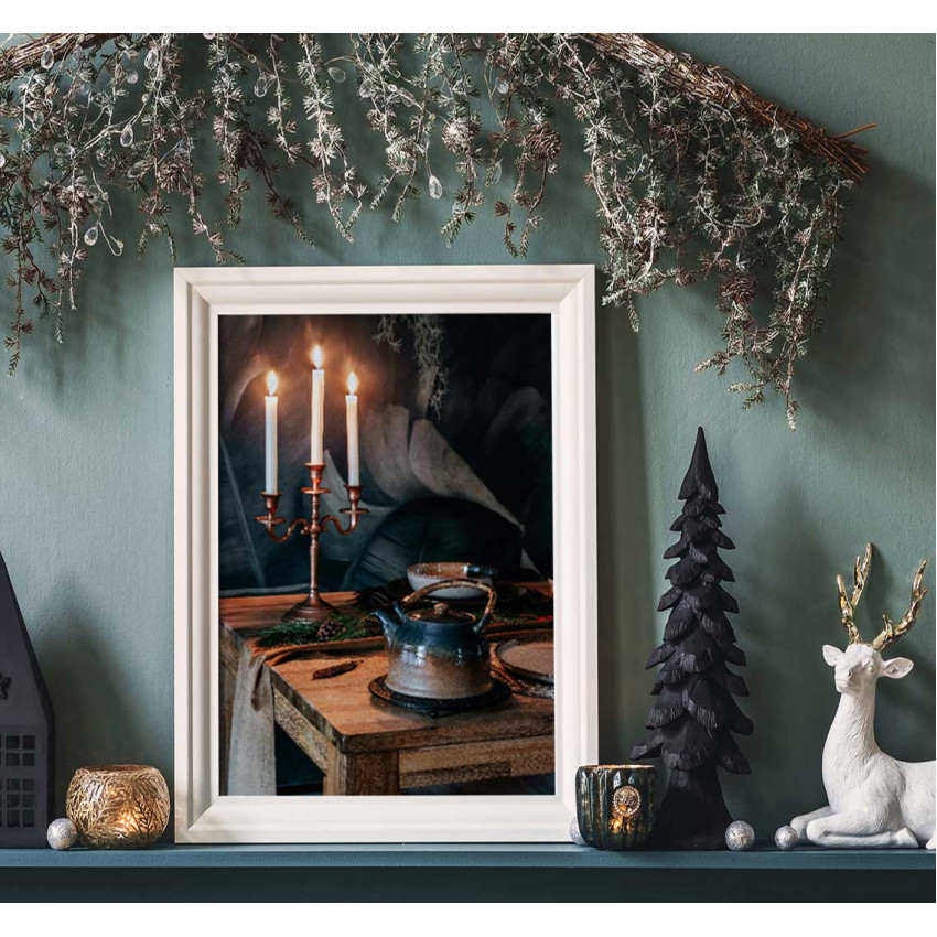 Beautiful candles - Simple cozy poster