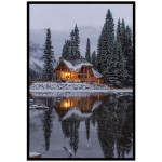 Snow cottage - Cozy winter poster